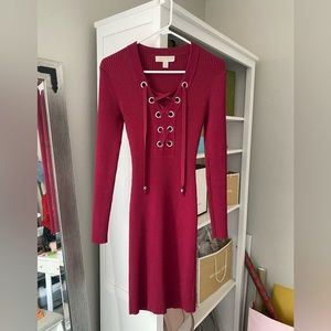 Michael Kors sweater bodycon dress